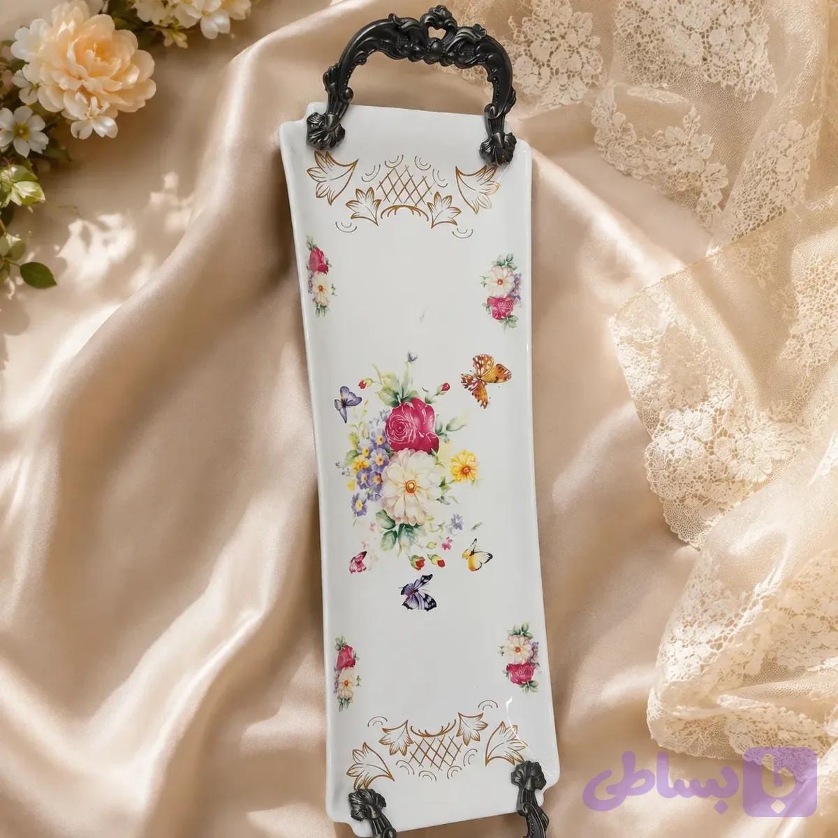 رولت خوری چینی دسته پیوتر