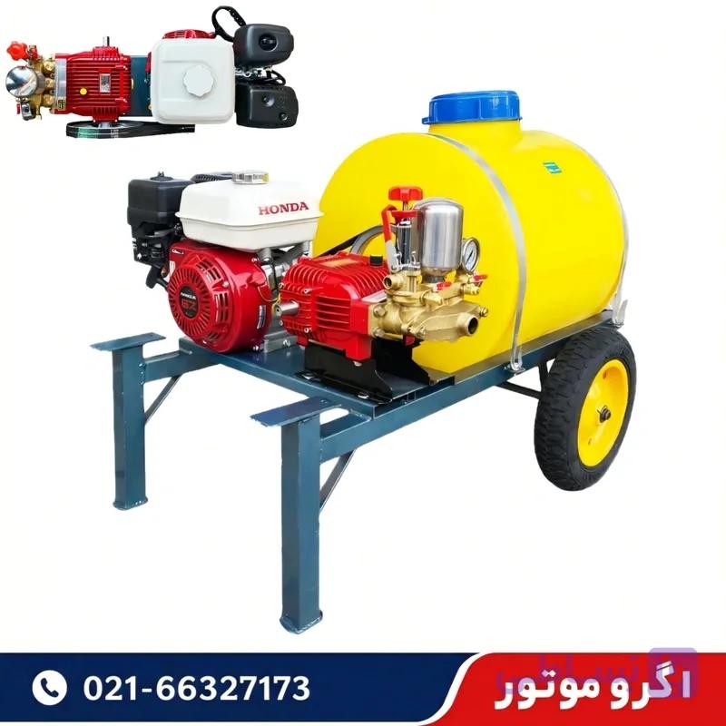 سمپاش فرغونی 100 لیتری هوندا HONDA با پمپ رینوپاوری — تصویر 1
