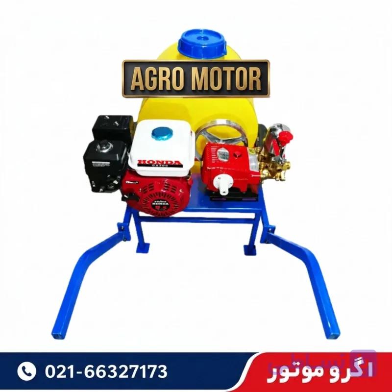 سمپاش فرغونی 100 لیتری هوندا با پمپ ویلسون 45 بار — تصویر 1