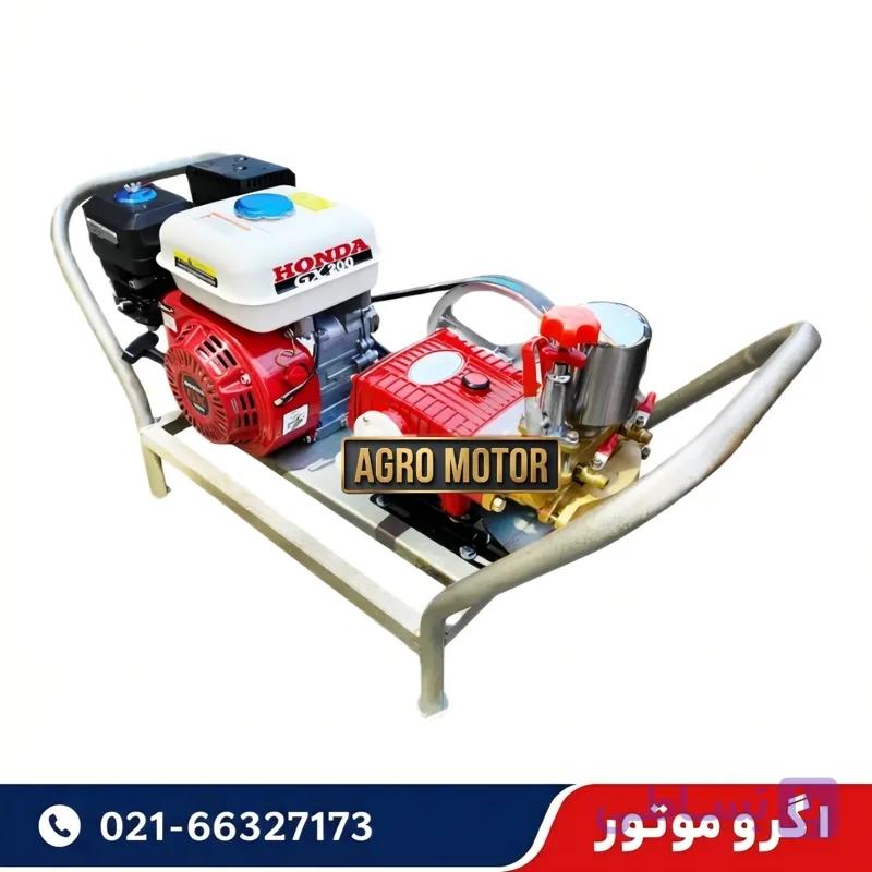 سمپاش زنبه ای هوندا 7.5 اسب با پمپ 45 بار لوشانگی — تصویر 1