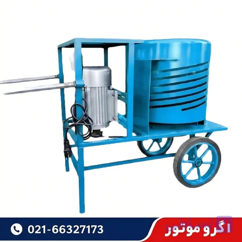 دستگاه پوست کن گردو و بادام 3 اسب 600 کیلویی با ورق دیلیدور — تصویر 1