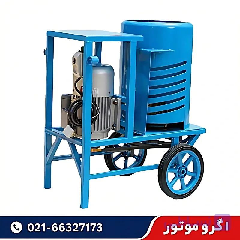 دستگاه پوست کن گردو و بادام 1 اسب 200 کیلویی با ورق دیلیدور — تصویر 1