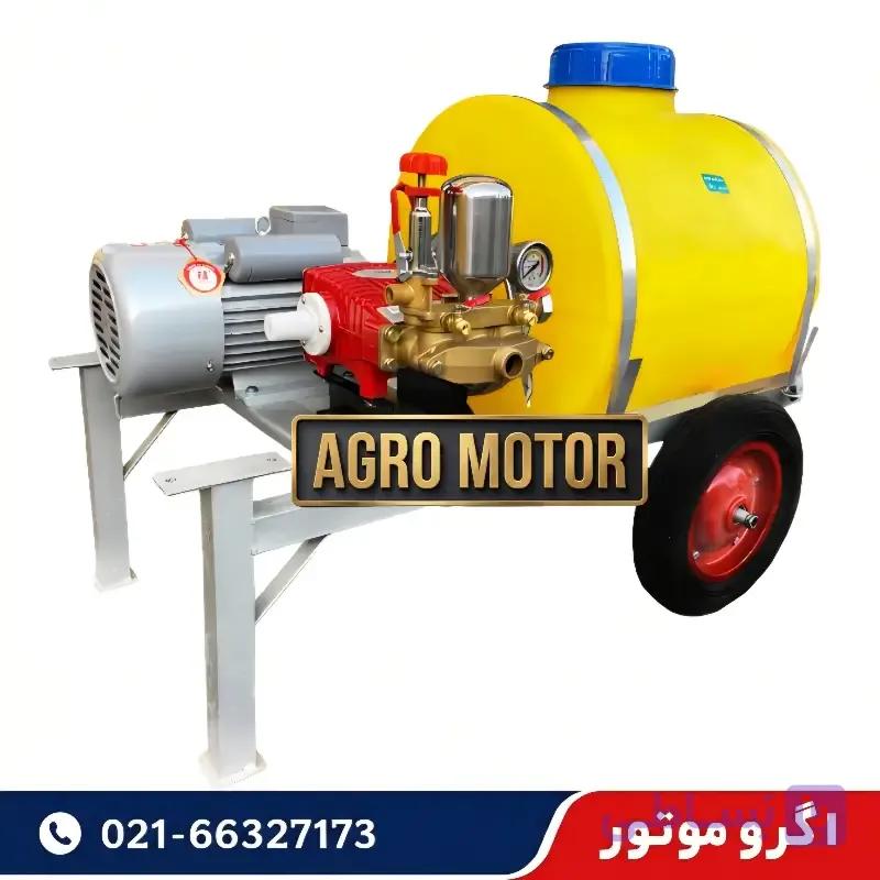 سمپاش فرغونی برقی 100 لیتری با پمپ 60 بار لوشانگ تایوان — تصویر 1