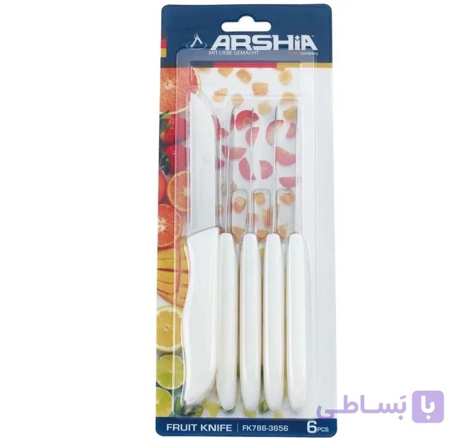 سرویس چاقوی 6تایی میوه خوری عرشیا مدل FK786-3656 — تصویر 1