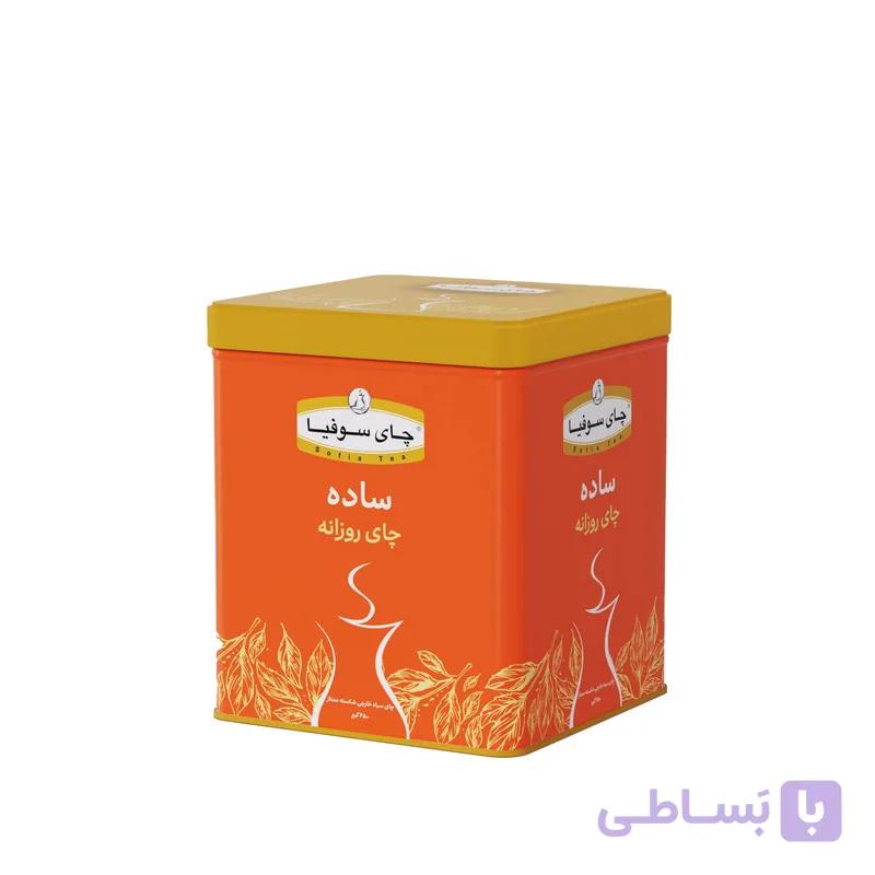 چای ساده سوفیا 450 گرمی قوطی فلزی