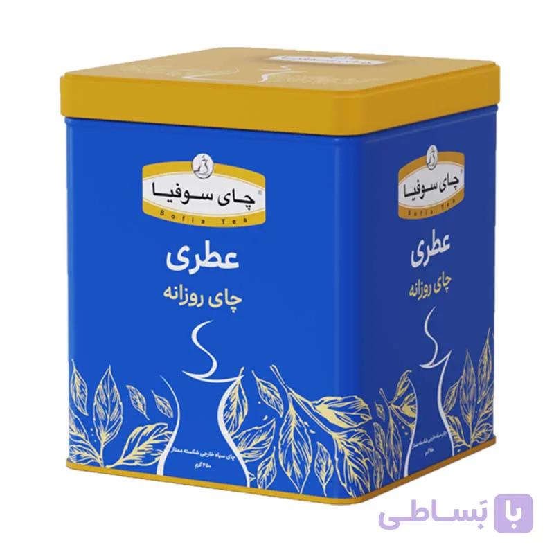 چای عطری سوفیا ۴۵۰ گرم قوطی فلزی