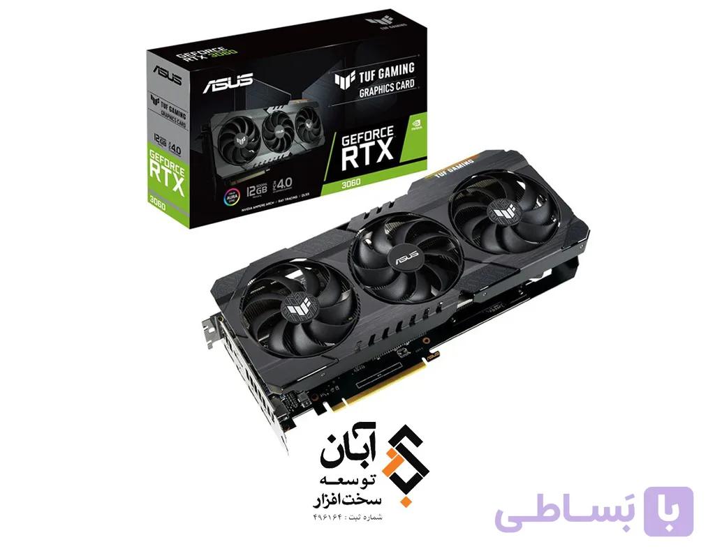 کارت گرافیک 12 گیگابایت ایسوس مدل TUF RTX3060 12G GAMING