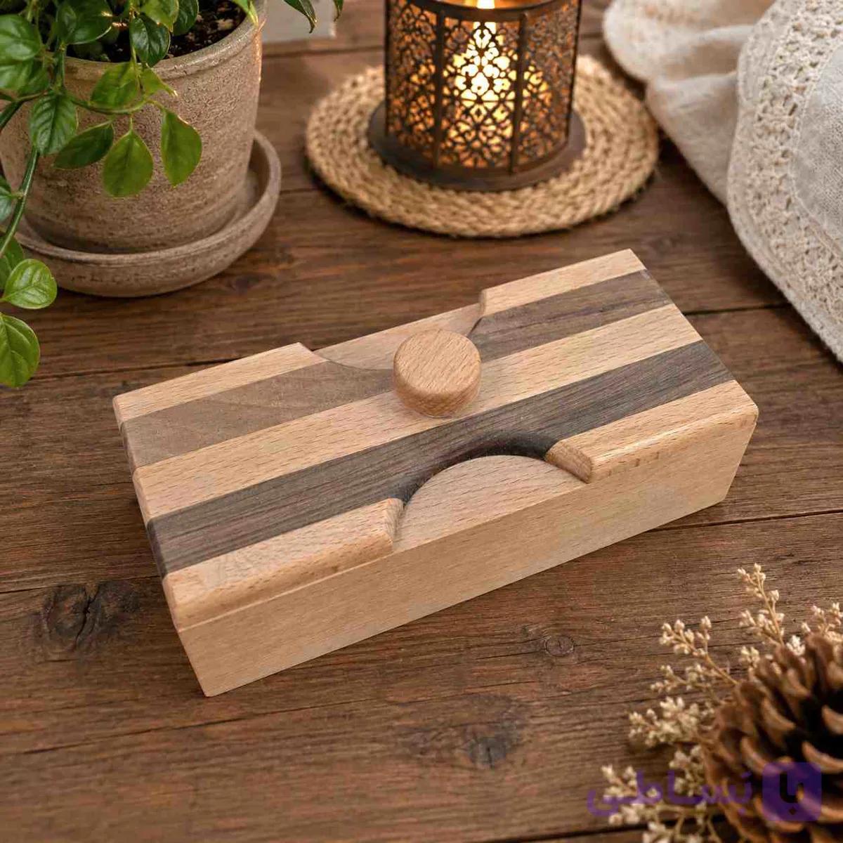 شکلات خوری چوبی راش کد ۴۸ — تصویر 1