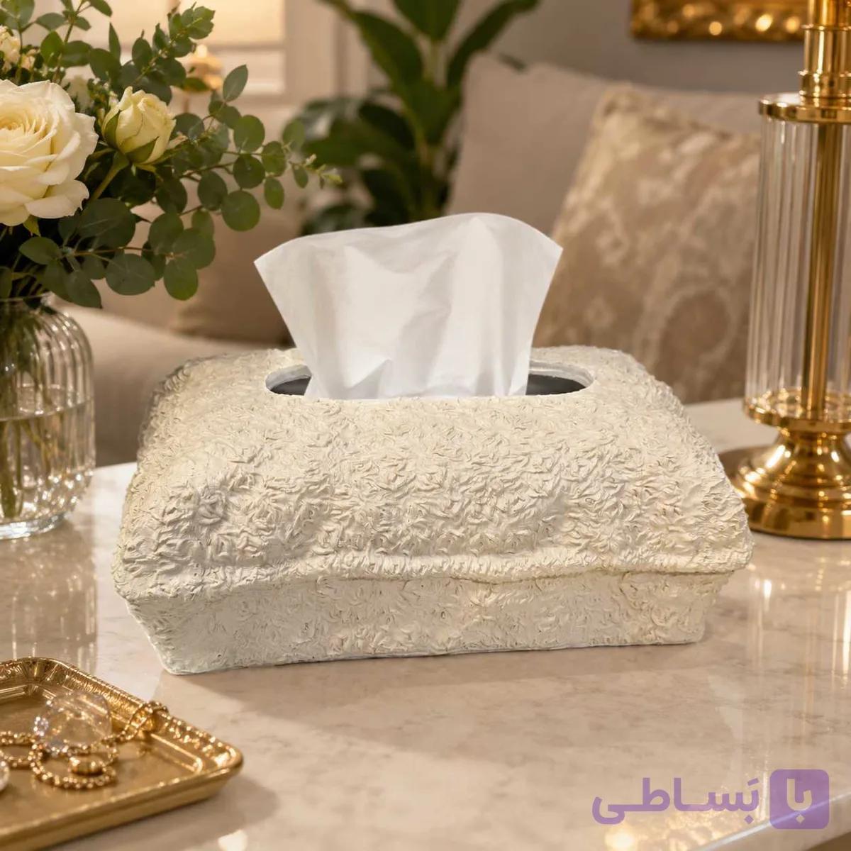 جا دستمال کاغذی پلی استر کد ۵۴ — تصویر 1