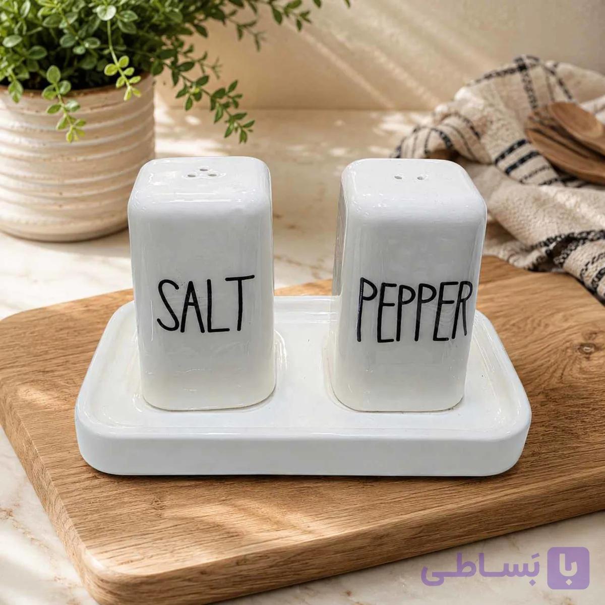 ست نمکدون و فلفل پاش سرامیکی کد ۵۳ — تصویر 1
