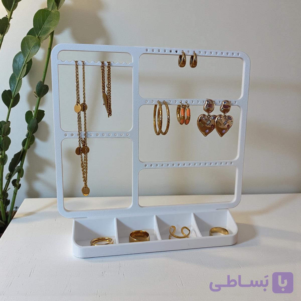 استند طلا و جواهر رومیزی