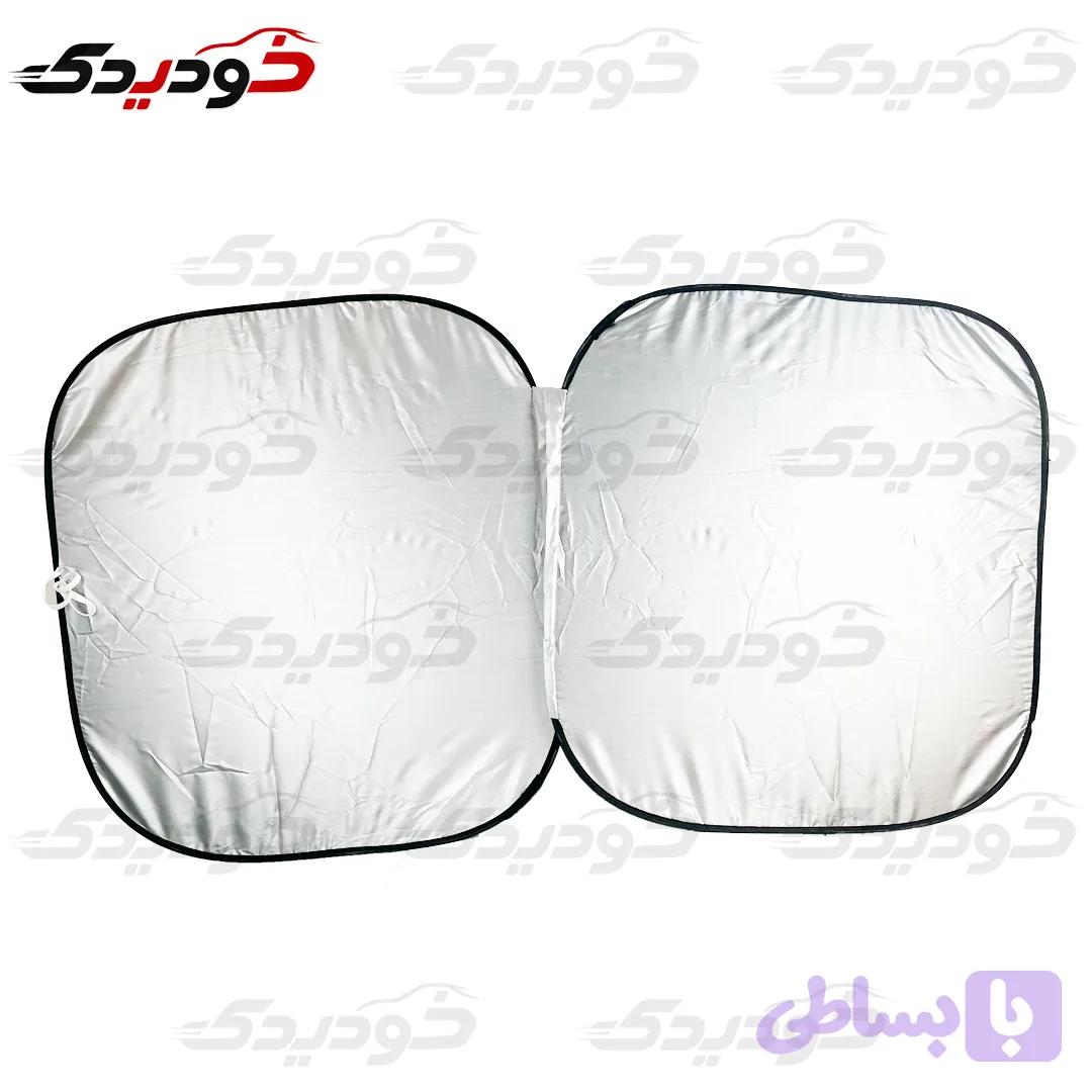 آفتابگیر شیشه جلو خودرو مدل مربعی — تصویر 1