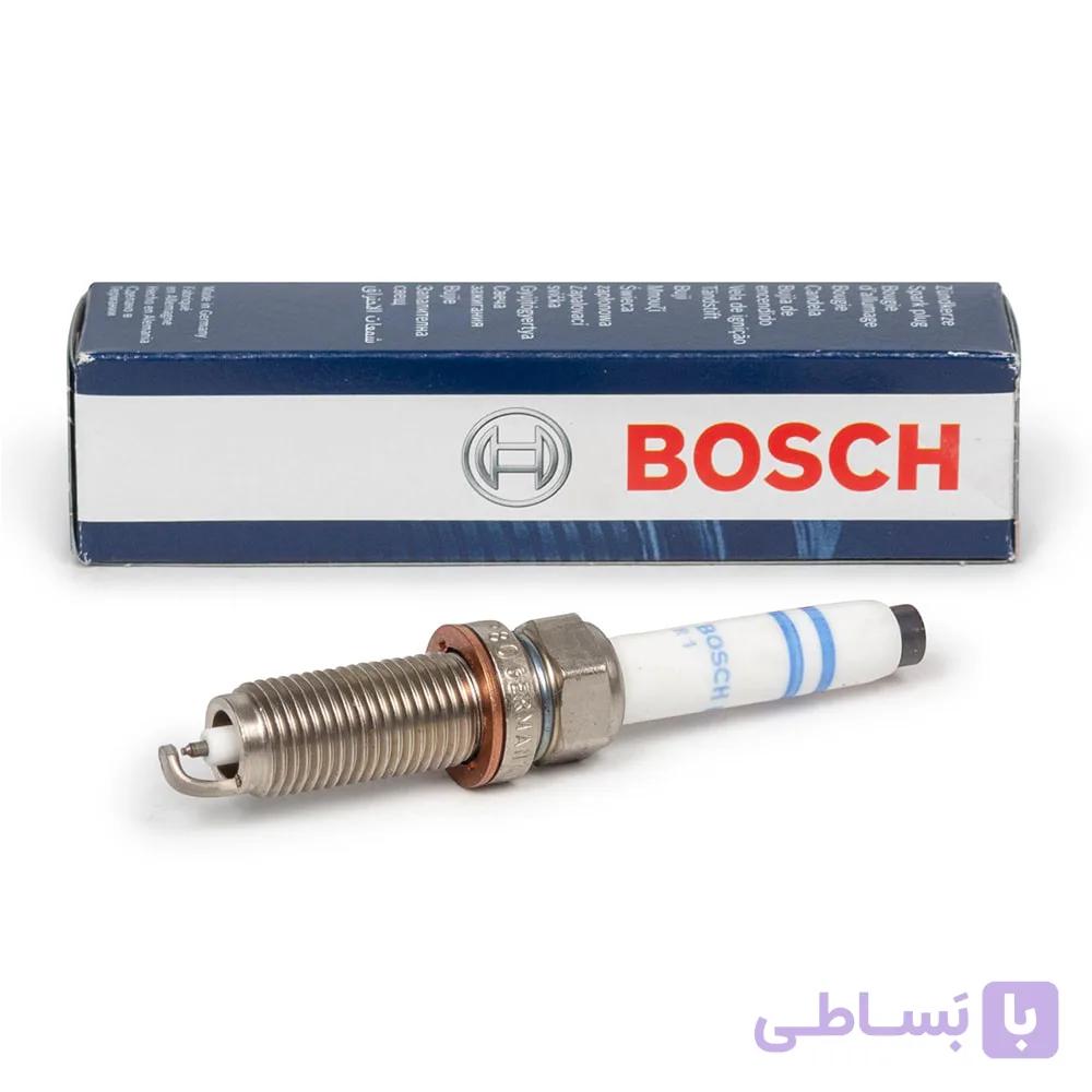 شمع خودرو مدل VA6SIP80 96347 دبل ایریدیوم یورو 4 سر تخت برند بوش Bosch (اصلی) — تصویر 1