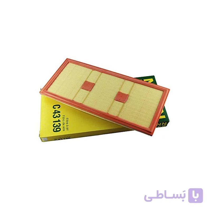 فیلتر هوا بنز S350  اتاق 221موتور M276 2010-14 برند مان MANN (اصلی)