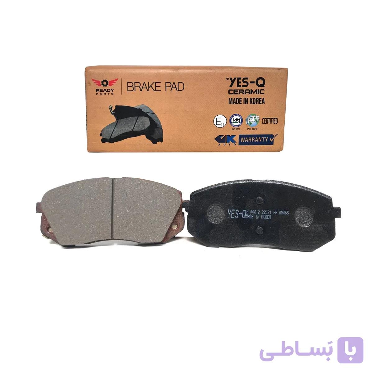 لنت ترمز سرامیکی جلوی جک S5 کد 58101E6A10 برند یس کیو – YES-Q (اصل کره) — تصویر 1