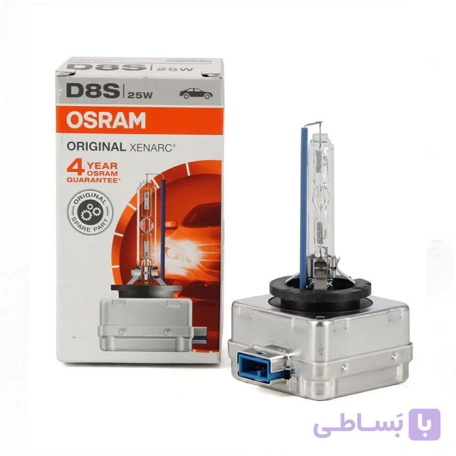 لامپ زنون پایه D8S اسرام – Osram (اصلی) — تصویر 1
