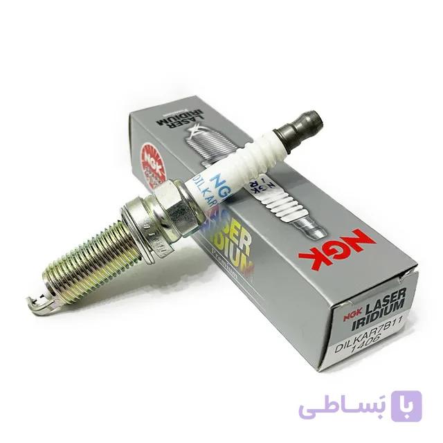 شمع خودرو انجیکا NGK مدل DILKAR7B11 1406 دوبل ایریدیوم دبل سوزن (اصلی) — تصویر 1
