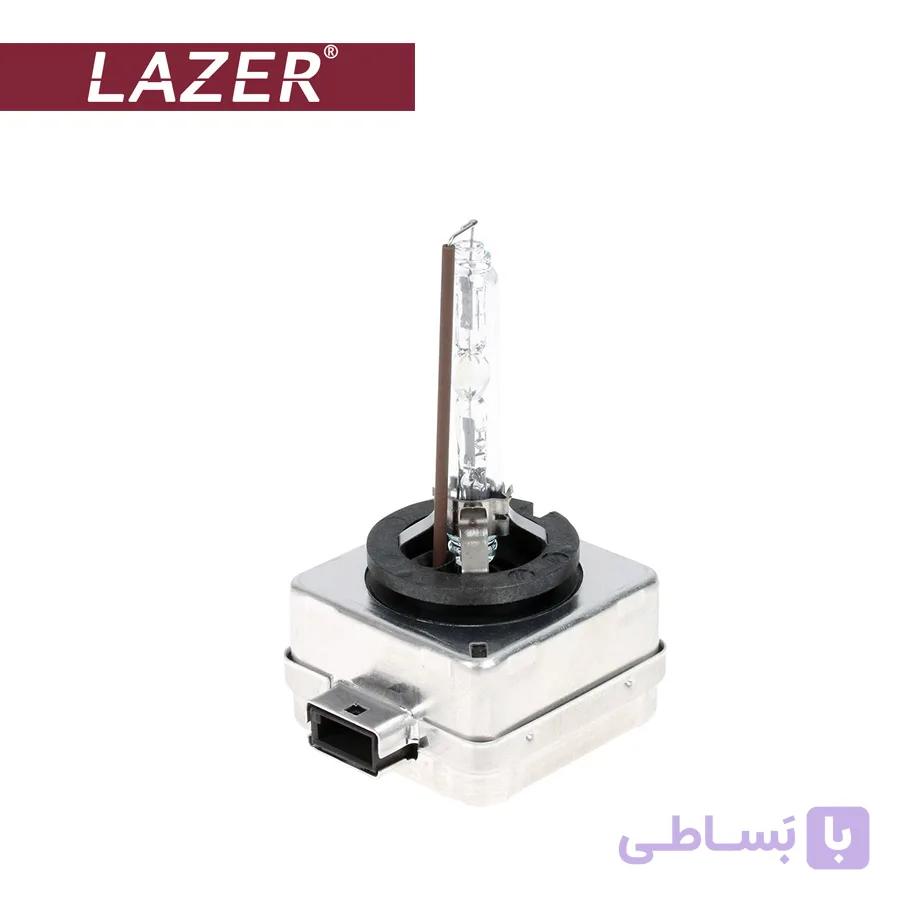 لامپ زنون پایه D8S برند لیزر – Lazer — تصویر 1