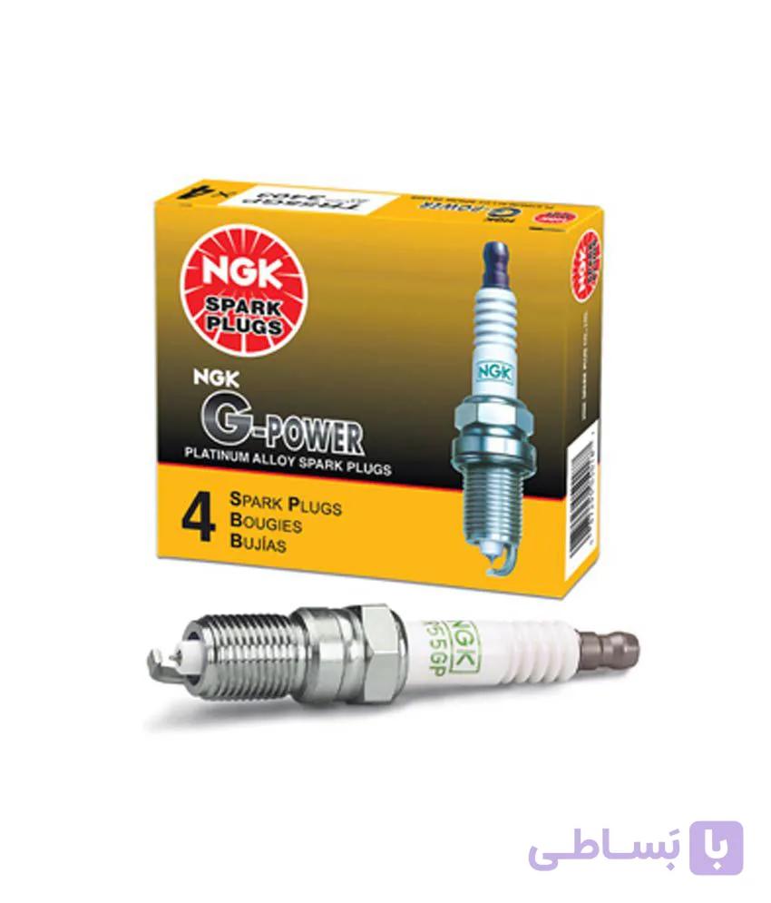 شمع خودرو انجیکا NGK مدل BKR5EGP 7090 تک سوزن پلاتین (اصلی) — تصویر 1