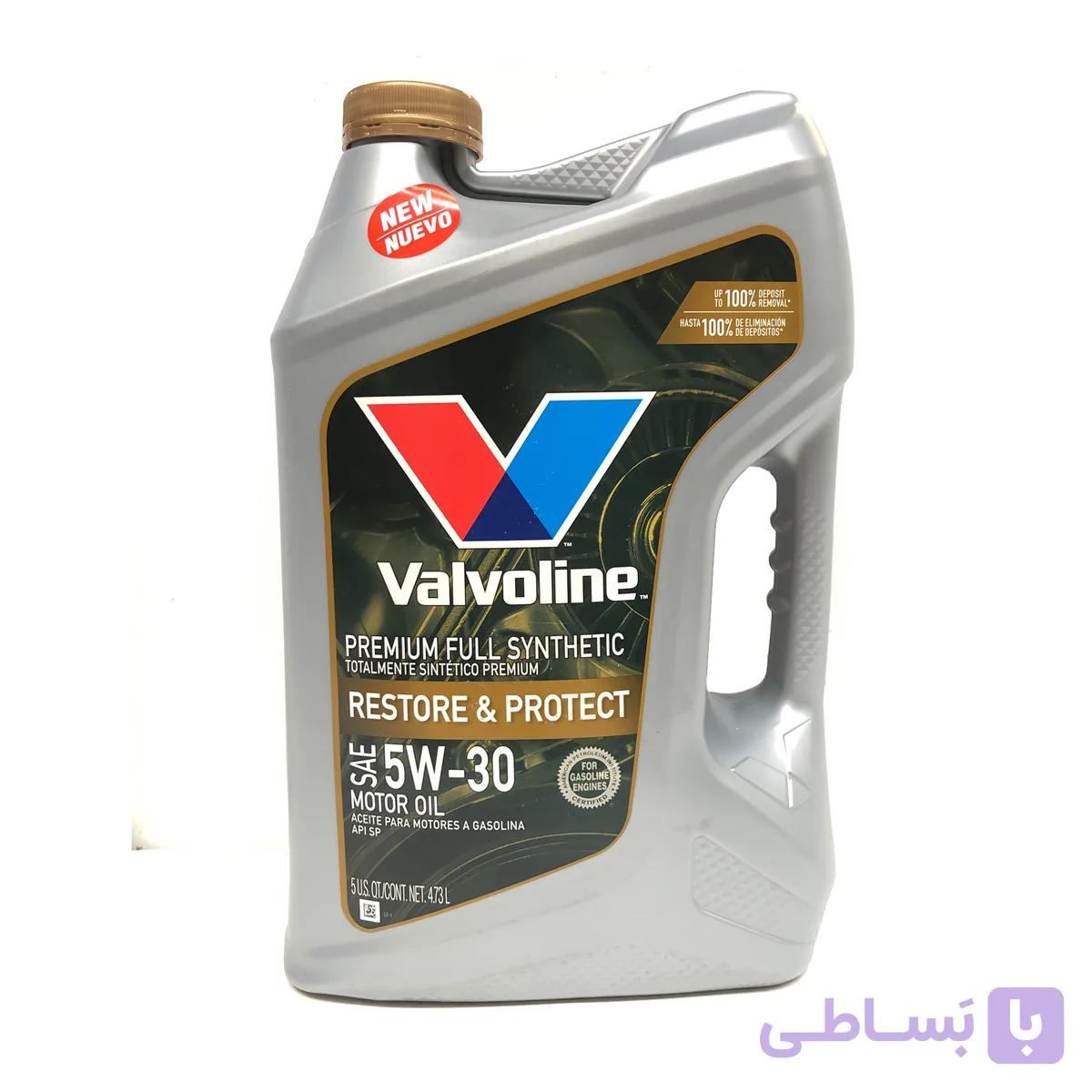 روغن موتور Restore & Protect 5W-30 والوالین – Valvoline ( آمریکا ) — تصویر 1