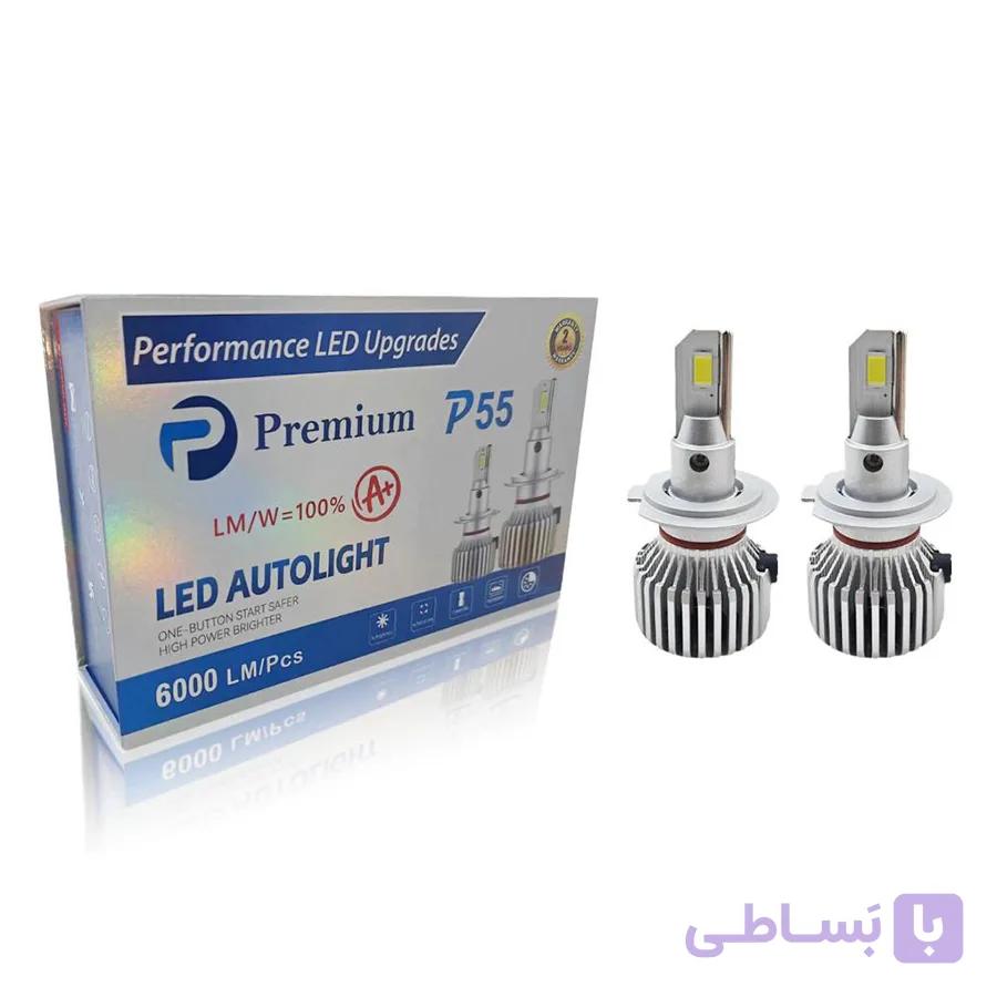هدلایت LED پایه H7 مدل P24 — تصویر 1