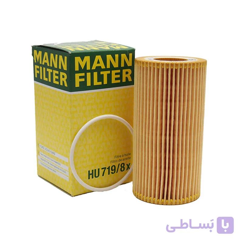 فیلتر روغن ولوو C70 مدل HU719/8x برند مان MANN — تصویر 1