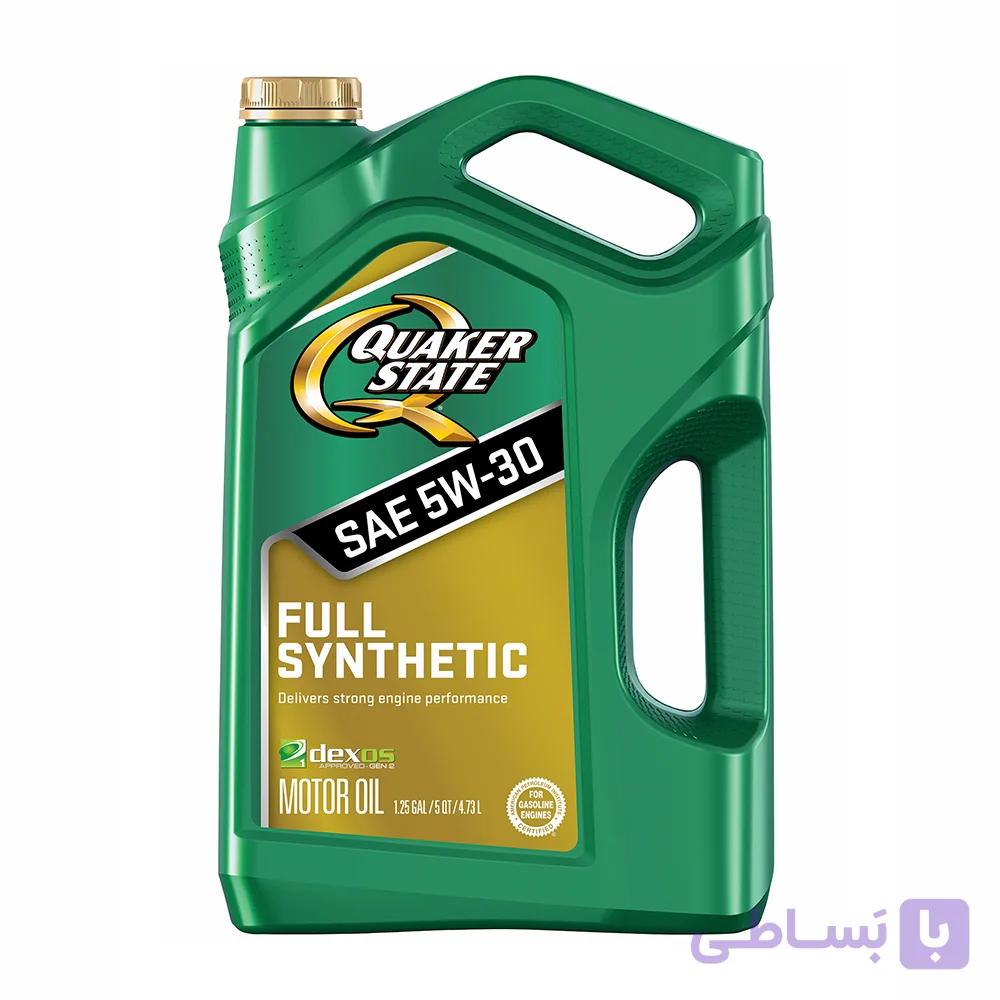 روغن موتور 5W-30 Full Synthetic کوایکر استیت – Quaker State (4.73 لیتر) — تصویر 1