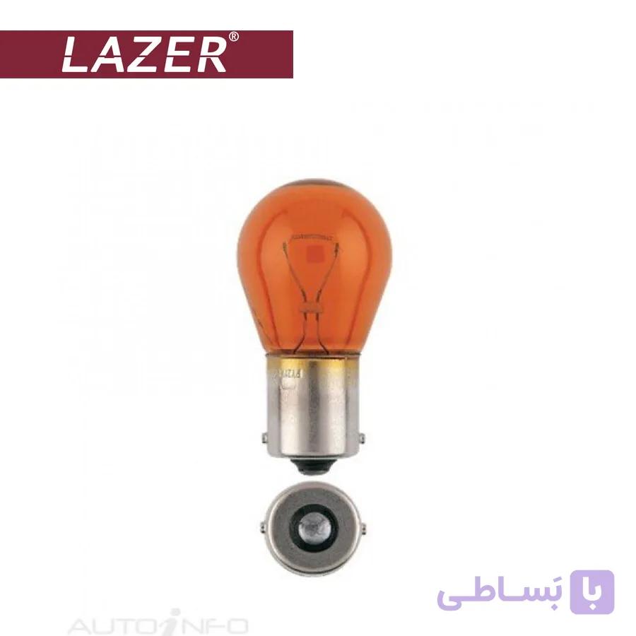 لامپ هالوژن گازی نارنجی پایه PY21W لیزر – Lazer — تصویر 1