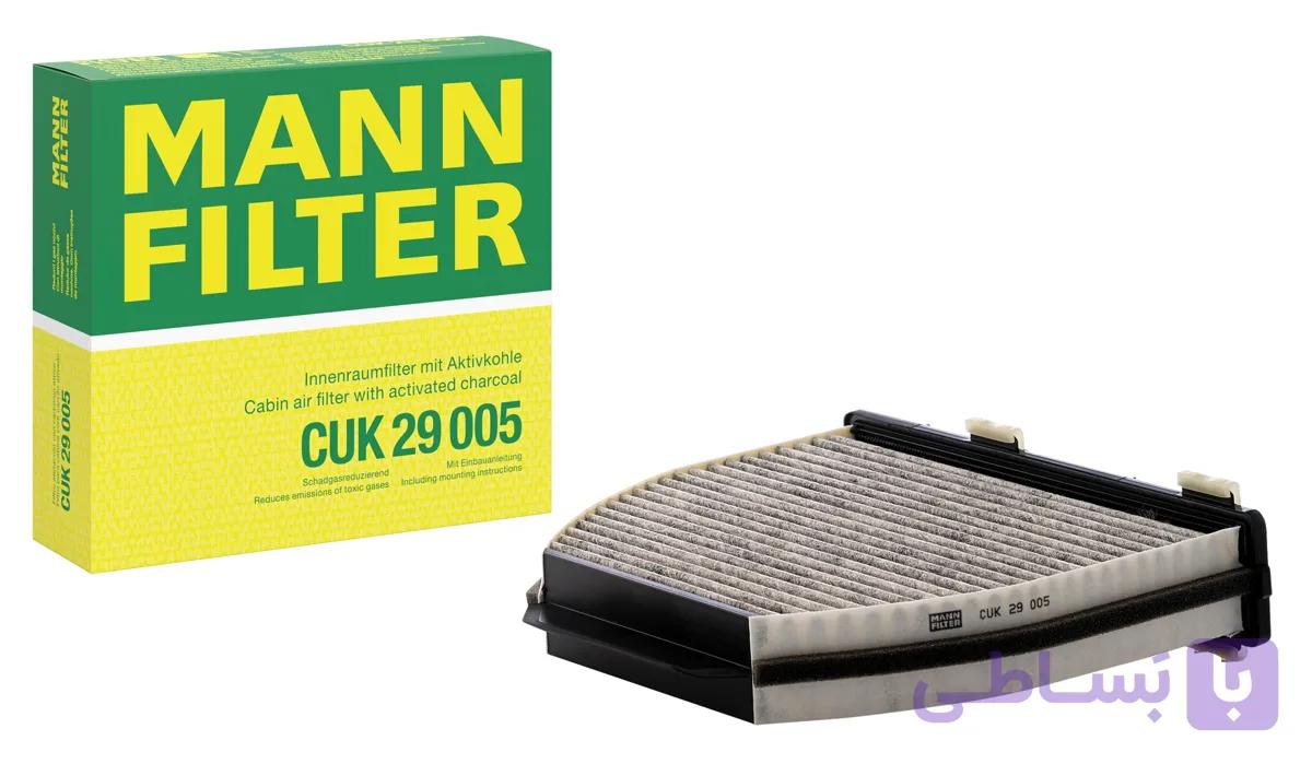 فیلتر کابین بنز E250 مدل 16-2013 برند مان MANN (اصلی) — تصویر 1