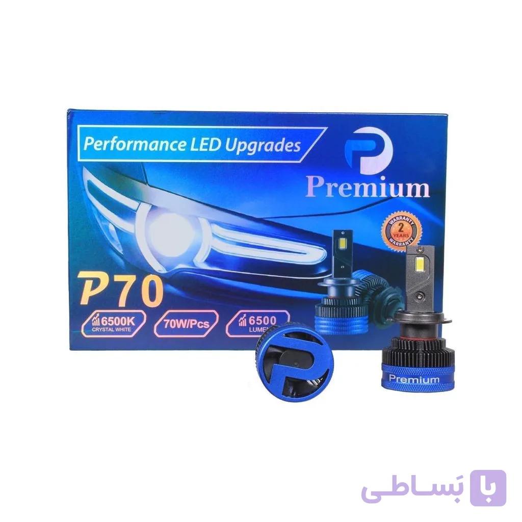 هدلایت LED پایه 9005/9006 مدل P70 MAX ( تقویت افزایش نور تا 2 برابر ) — تصویر 1