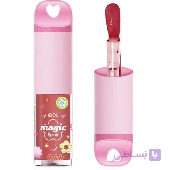 لیپ گلاس آویزدار قلبی اولیبولا OLIBOLLA — تصویر 1