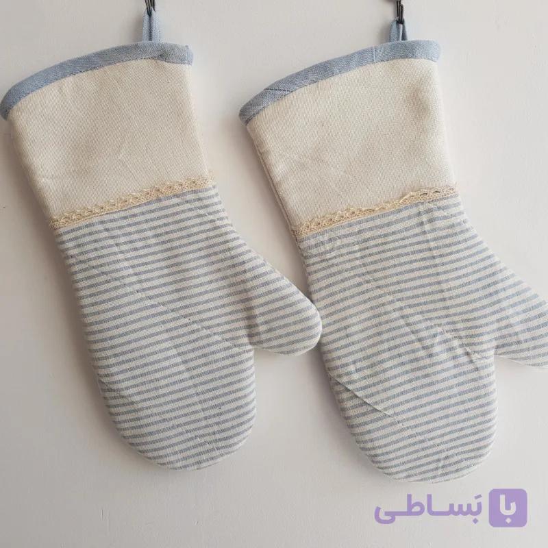 دستکش فر الیاف طبیعی | با عایق حرارتی قوی — تصویر 1
