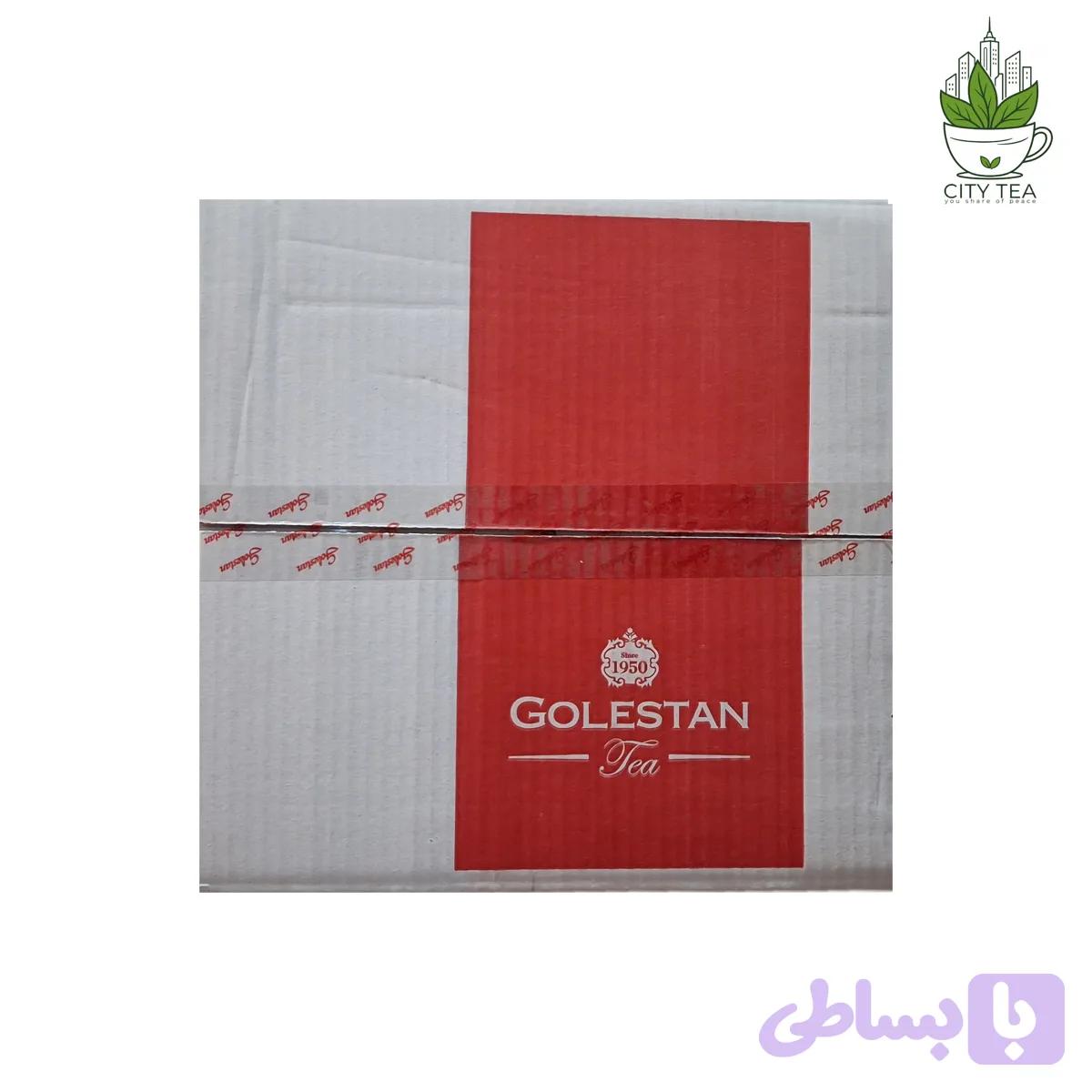 کارتن 54 عددی چای سیاه کیسه ای ساده گلستان-پک 25 عددی