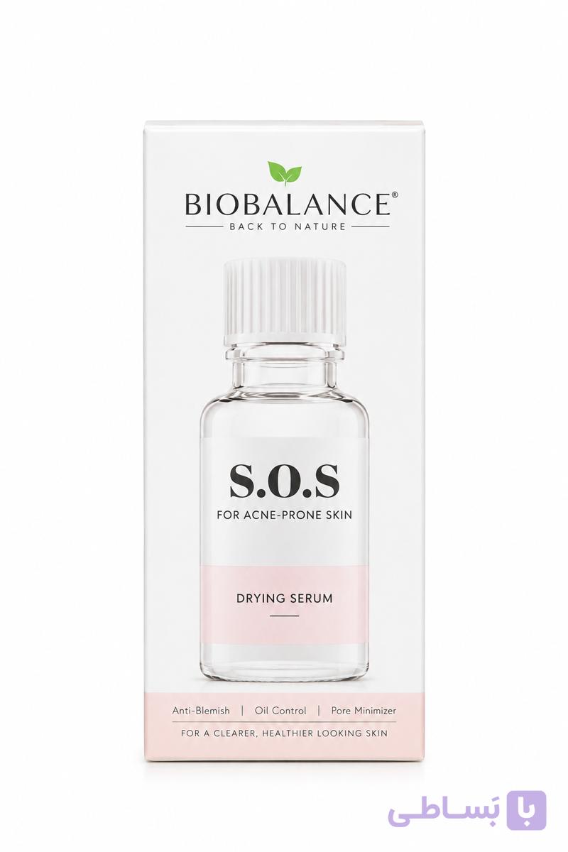 سرم ضد جوش و خشک کننده بیوبالانس BioBalance S.O.S Drying Serum — تصویر 1