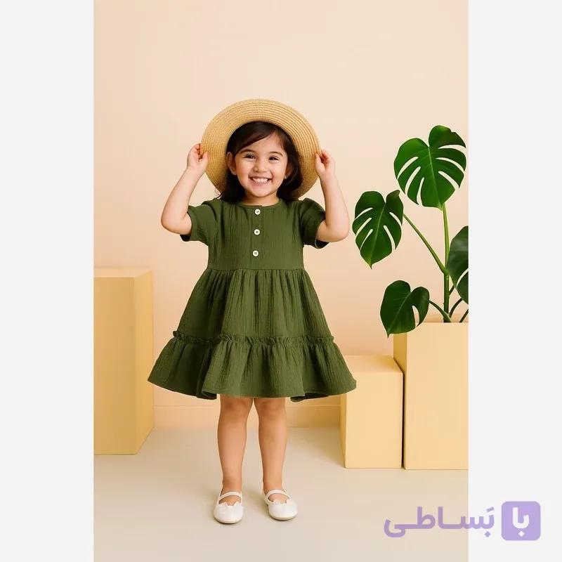 پیراهن  دخترانه مدل نفس