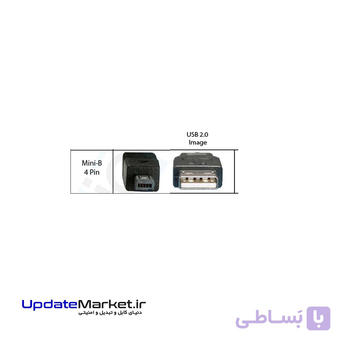 کابل دیتا دوربین mini-b 4pin — تصویر 1