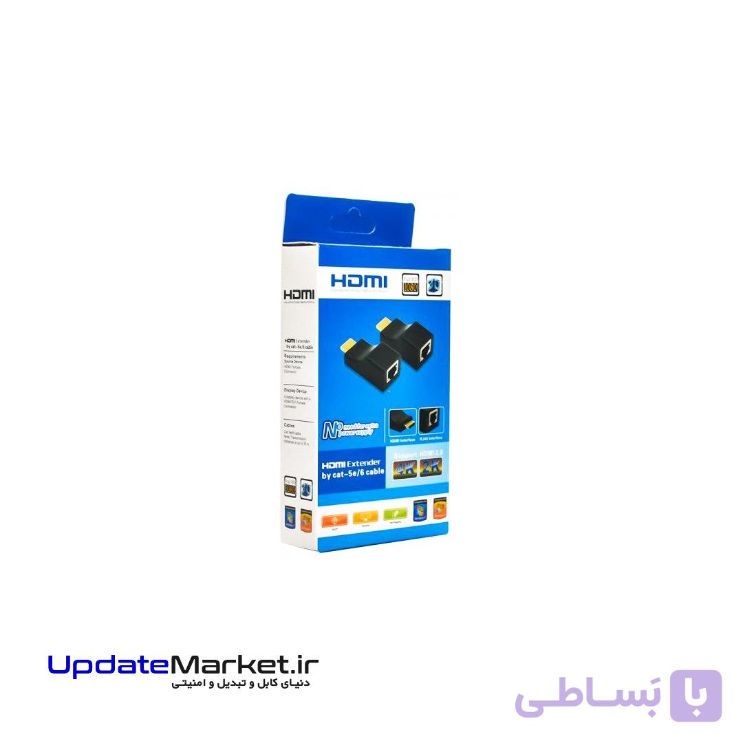 اکستندر HDMI افزایش طول 30 متری با کابل شبکه — تصویر 1