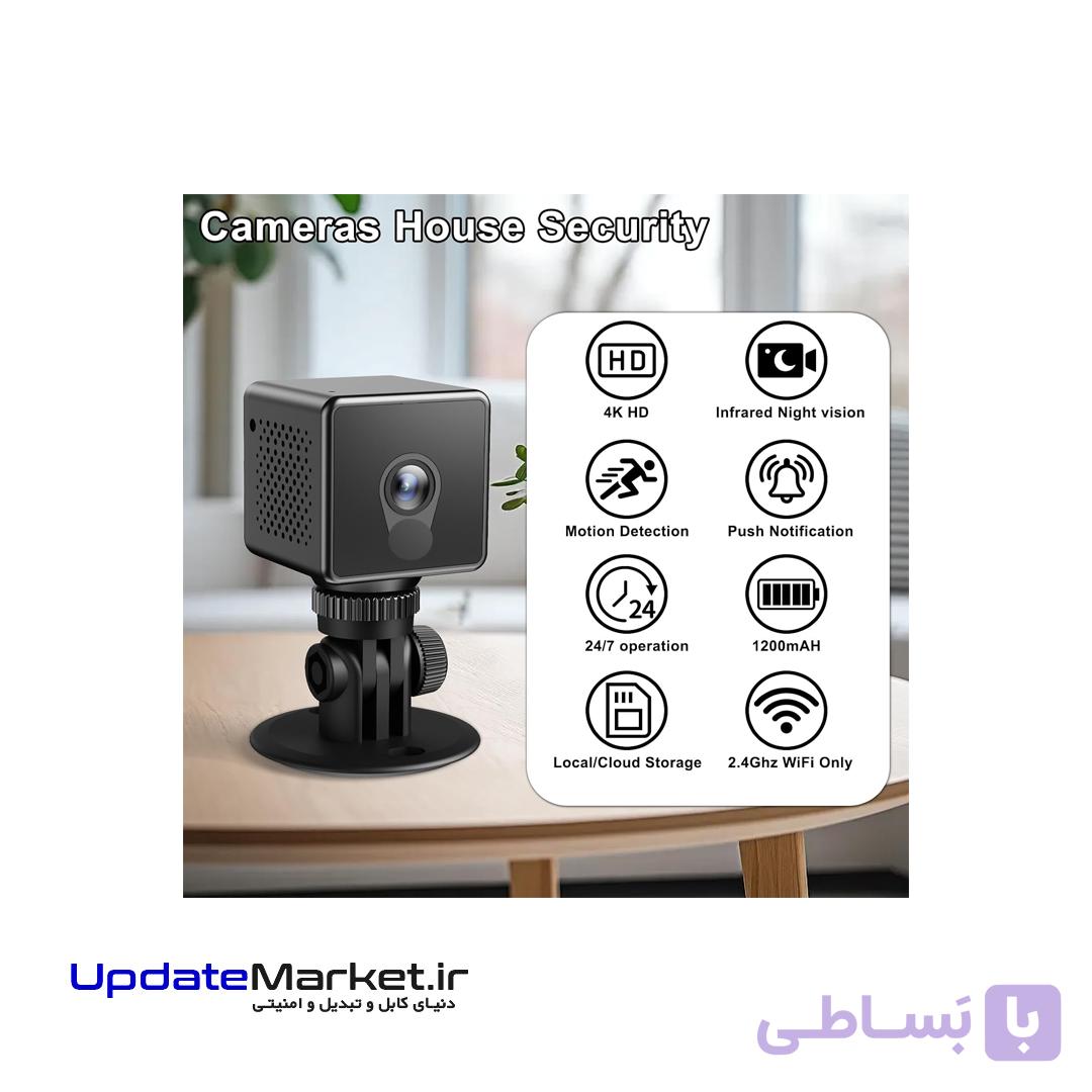 دوربین مینی مداربسته کوچک X2 کیفیت 4K — تصویر 1