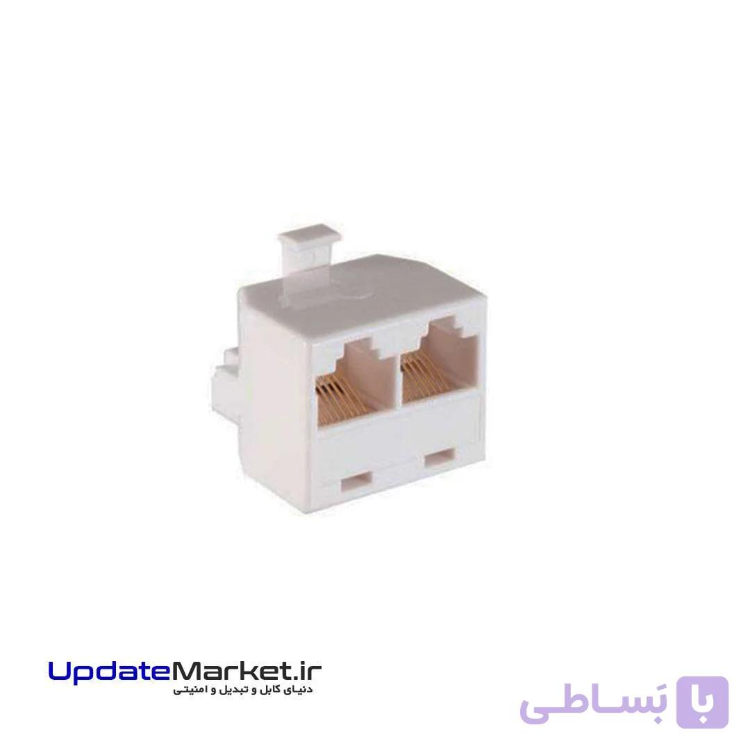 سوکت تبدیل تلفن  یک به سه خط تلفن — تصویر 1