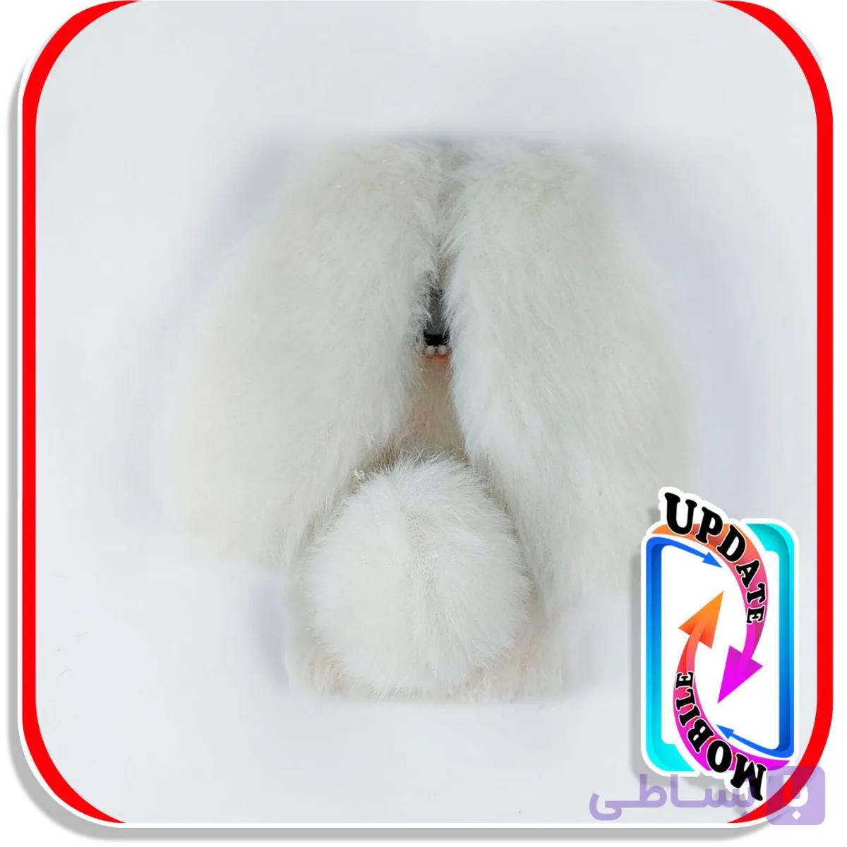 قاب خزدار خرگوشی پشمالو طرح عروسکی مناسب برای گوشی ایفون 11PROMAX