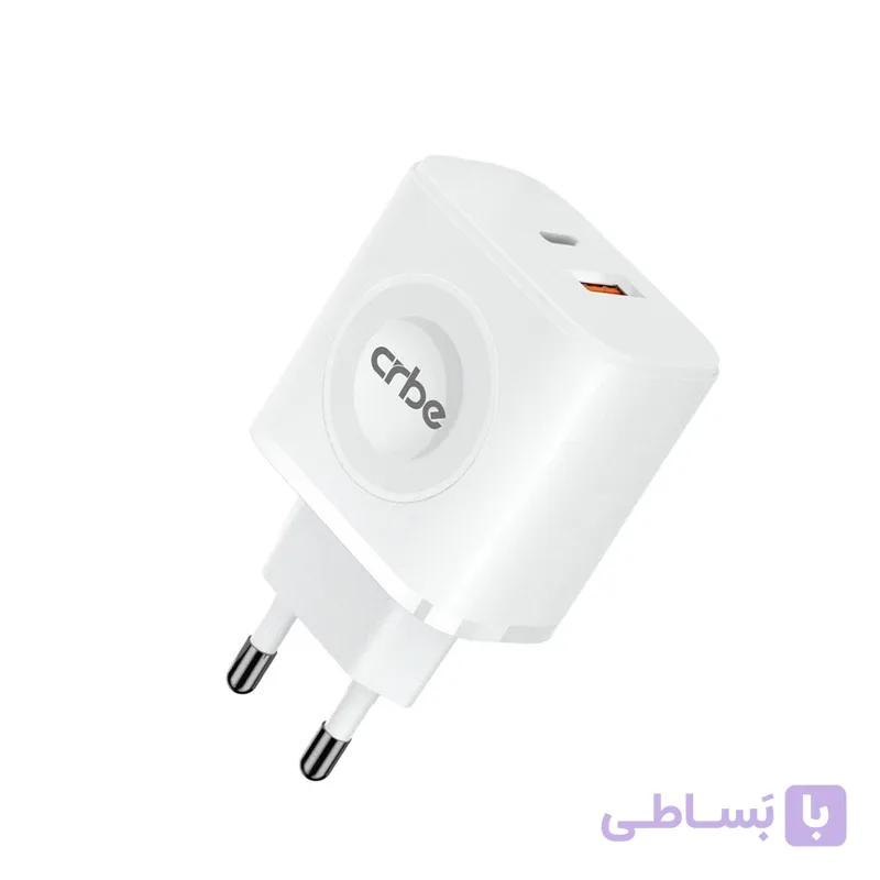 شارژر دیواری وایرلس 23 وات کربی (crbe) مدل C101 3in1