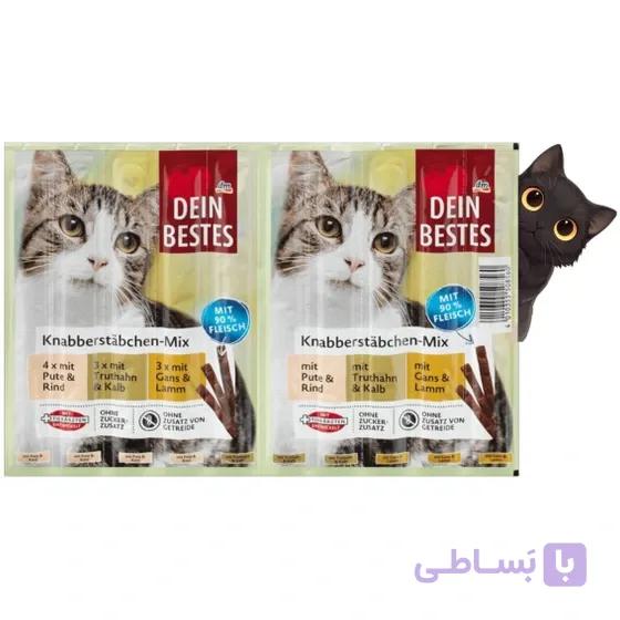 تشویقی مدادی گربه دین بستس مدل میکس (Dein Bestes-ورق 10عددی)