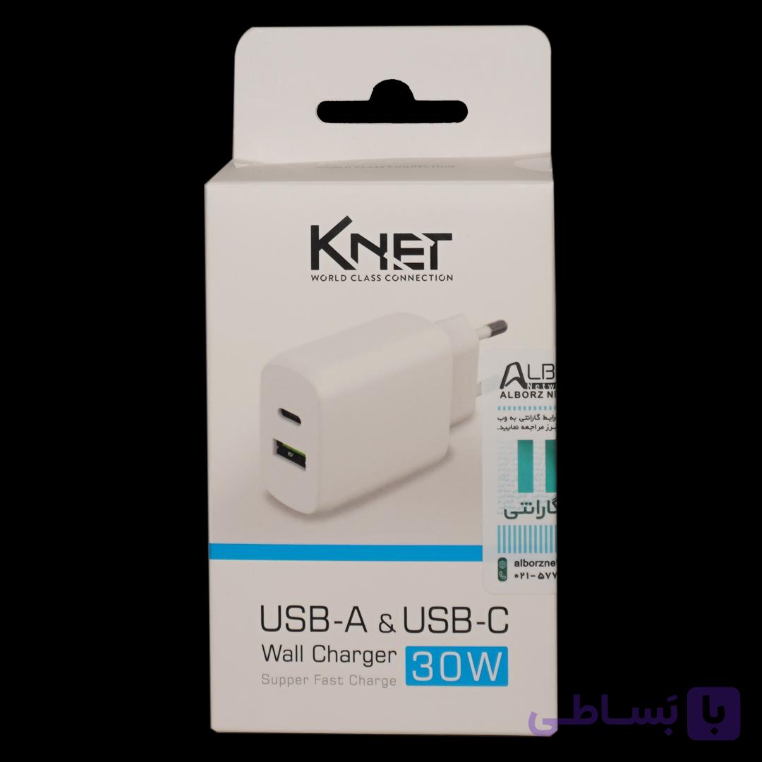 شارژر موبایل و تبلت 30 وات کی نت K-F23 — تصویر 1