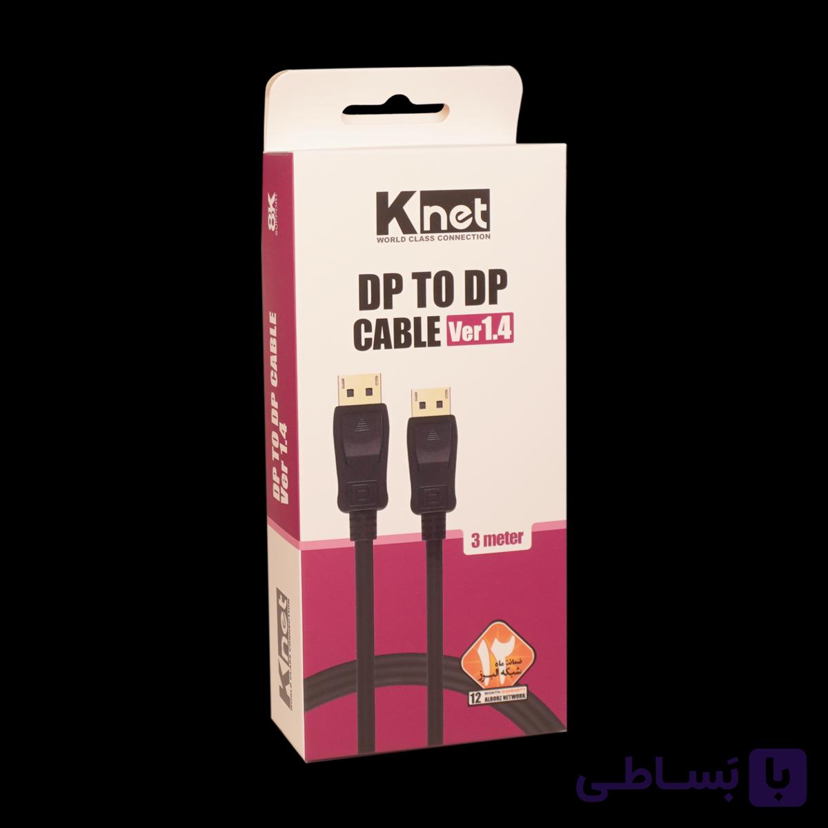 کابل 1.4 DisplayPort کی نت 3 متری K-C316 — تصویر 1