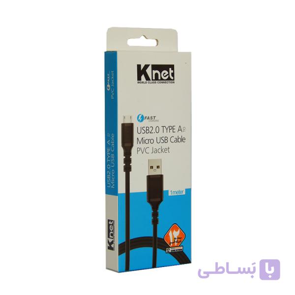 کابل Micro USB کی نت 1 متری K-C536 — تصویر 1