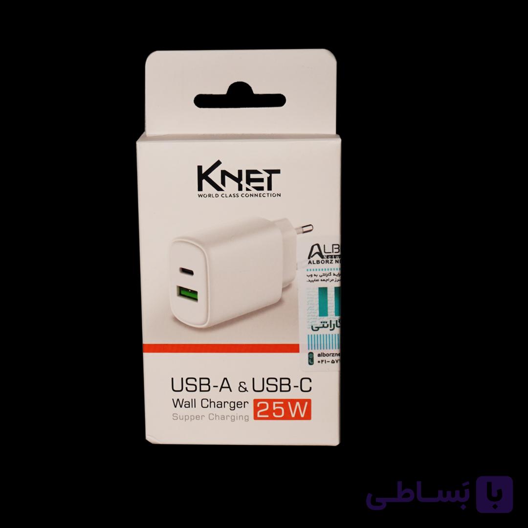 شارژر موبایل و تبلت 25 وات کی نت K-F22 — تصویر 1
