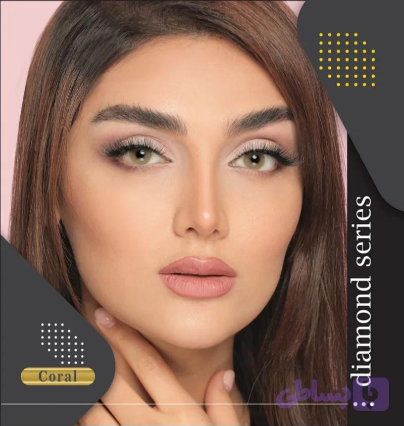لنز رنگی آیس کالر سری Diamond