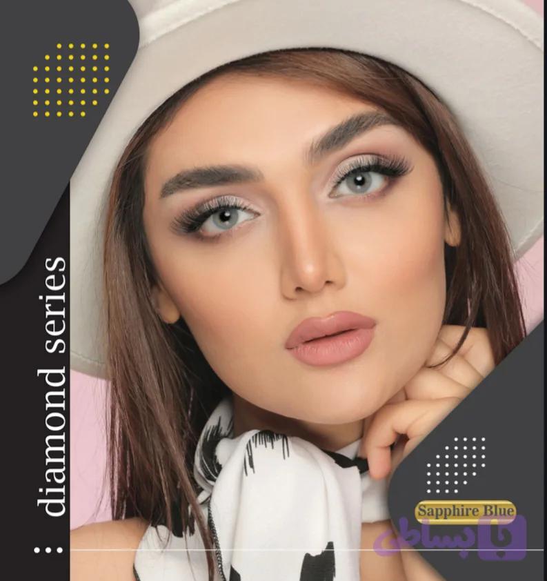 لنز رنگی آیس کالر سری Diamond