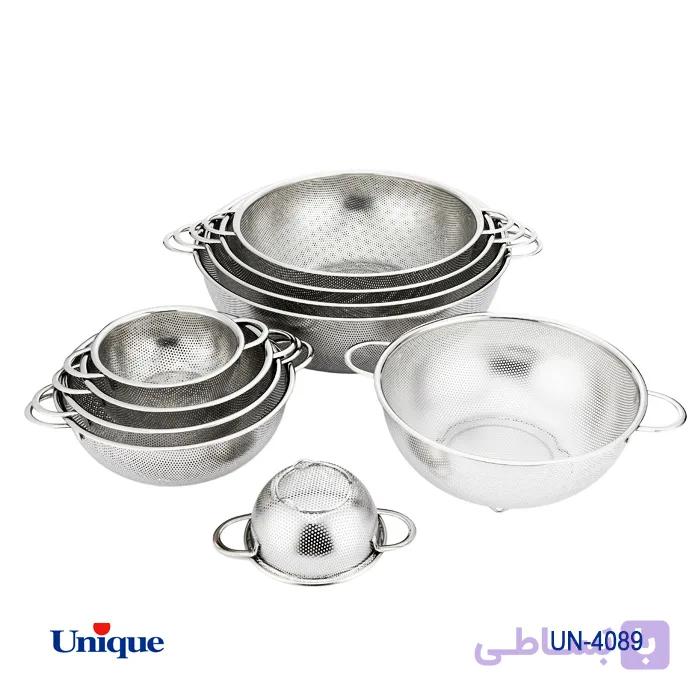 سبد 10پارچه استیل یونیک UN-4089