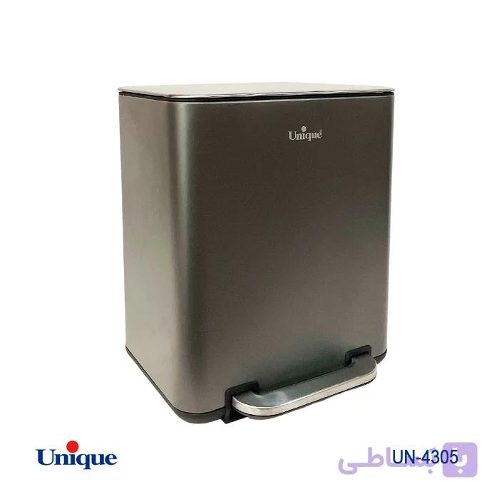 سطل زباله چهارگوش 20 لیتر نوک مدادی UN-4305 — تصویر 1